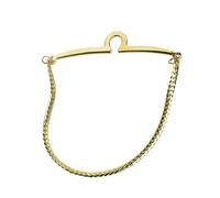 FRCOLOR Chaîne De Cravate Torsadée or Pour Homme Aspect Brillant Résistant Au Ternissement