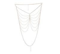 FRCOLOR Chaîne de Peau Sûre Bijoux de Poitrine Superposés pour Fête Plage et Décoration de Soutien