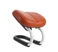 FRCOLOR Chaise à Genoux de Contemplation, Banc de Prière, Métal et Cuir, Marron, 25,5x21,5x21,5cm, Réglable, Antidérapant, Portable, Maison Yoga