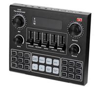 FRCOLOR Changeur De Voix Portable V9 Mixeur Audio Multifonction Compatible Téléphone Et Ordinateur Batterie 1200mah Intégrée pour Streaming Et Diffusion en Direct