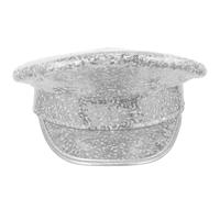 FRCOLOR Chapeau de Capitaine à Paillettes en Polyester Brillant Taille Unique Unisexe Accessoire pour Cosplay Fête Costumée et Spectacle Chapeau de Marin Décoratif pour Homme et Femme