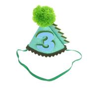 FRCOLOR Chapeau de Fête Anniversaire Numéro pour Garçon Fille Chapeau à Sequins Décoration et Confortable pour Fête Thème Dinosaure Garçons Ans