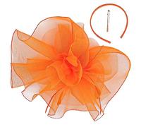 FRCOLOR Chapeau Pour Voile Et Plume Accessoire Élégant Pour Cocktail Fête Et Design Chic