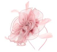 FRCOLOR Chapeaux Fascinateurs Bandeau à Fleurs Couvre-Chef de Cocktail de Mariage Couvre-Chef de Fête de Thé avec Clip pour Femmes