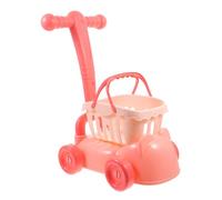 FRCOLOR Chariot de Courses pour Garçon Fille Caddie Miniature Sécurisé pour Jeux de Rôle Chariot de pour Garçons et Filles Améliore la Coordination Compétences Sociales et Pratique Rose