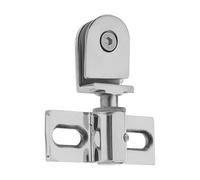 FRCOLOR Charnière Pivotante Installation Simple en Acier Inoxydable Argenté Kit 1 Set Étanchéité Renforcée pour Porte Verre pour Salle de Bain Moderne