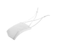 FRCOLOR Chauffe-Nez D’Hiver Blanc en Tissu Léger et Doux, Masque Nasal Réutilisable Anti-Froid et Protection Nasale la Poussière, Accessoire de Nez Confortable pour Sommeil et Usage