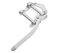 FRCOLOR Chevalet Trémolo de Chevalet de Remplacement pour Guitare Électrique en Métal Argenté Réglage de Tonalité Facile, Accessoire Musical Indispensable, 1 Set