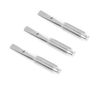 FRCOLOR Chevilles à Cordes pour Lyre Argentées en Métal, Lot de 3 Pièces, Faciles à Utiliser Finition Soignée, Accessoire Professionnel pour Lyre Harpe