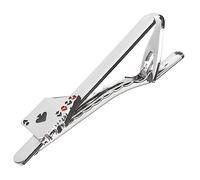 FRCOLOR Clip De Revers De Poker Pince à Cravate D'affaires Porte-liens Pour Les Hommes Pince à Cravate Hommes Costume Accessoires Hommes Pinces à Cravate Hommes Croisement Alliage