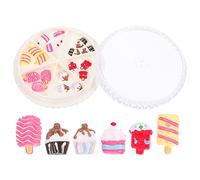 FRCOLOR Clous Décorations Forme de Bonbons et Desserts pour Manucure DIY Ornements Brillants pour Nail Art