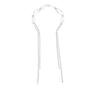 FRCOLOR coiffe à antique bandeaux larges pour femmes bandeaux uniques coiffe de fille bandeau femme hair charms hair toppers Bandeau élégant bandeau de style simple Métal Silver