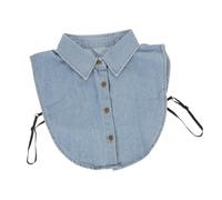 FRCOLOR Col Amovible Coton Pour Femme Col Chemise Détachable Style Cowboy Décoratif Confortable Et Respirant Pour Pulls Et Blouses