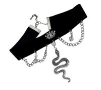 FRCOLOR Collier à Glands Alimentaires En Diamant Foulard Collier Tour De Cou Pour Femme Colliers Pour Femmes Mode Colliers De Cou Collier Tour De Cou Femme Collier Femme Noir Alliage