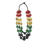 FRCOLOR Collier Bohème Rétro Coquille de Noix de et Perles Bois Fait Main de Plage pour Femmes et Filles Ras de Cou Élégant Style Naturel