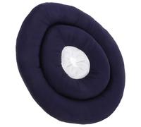 FRCOLOR Collier Convalescence Chien XL Imperméable Ajustable, Collerette Souple en Tissu Bleu Marine, Protection Post-opératoire Anti Léchage, Confortable pour Animaux en Récupération