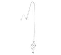FRCOLOR Collier Cordon Titulaire Cage Pendentif Collier Ornement Suspendu Ornement Cordons Pour Collier DIY Fournitures Collier DIY Collier Pour Cristal Collier En Métal Filet Sac Alliage