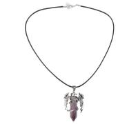 FRCOLOR Collier Dragon Vintage Avec Pendentif Cristal Chaîne De Cou Bijoux Pour Femme Et Homme