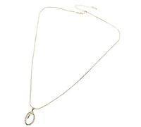 FRCOLOR Collier Pendentif Lettre o Avec Pierre Décorative Pour Femme Chaîne Élégante