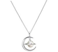 FRCOLOR Collier Planète Lune Pour Femme Collier Pendentif Élégant Pour Ma Fille