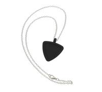 FRCOLOR Collier Porte Médiator Silicone Cœur Double Face Rangement Portable pour Médiators de Guitare Électrique Basse Ukulélé Accessoire Pratique pour Musiciens et Amateurs de Musique