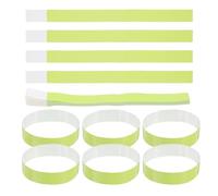 FRCOLOR Colliers de Mise pour Chiots -nés 200 Pièces Colliers D'identification Réglables en Tissu Pelucheux Vert Clair, Étiquettes de Portée pour Suivi Précis des Chiots, Confort