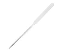 FRCOLOR Coloriage D'outil D'ongle Outil De Maquillage Grattoir Accessoires De Brillant à Lèvres Ponts De Noix Cuillère à Bijoux Pendentif Matériel Acier Inoxydable Silver Réutilisable