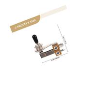 FRCOLOR Commutateur à Bascule Positions pour Guitare Électrique Interrupteur Fer pour Accessoires et Remplacement de Micros