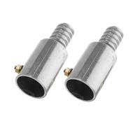 FRCOLOR Connecteur Fileté Alliage Aluminium pour Réparation de Manche de Balai Embout Robuste Compatible Aluminium et Installation Facile par Vissage ou Rivetage