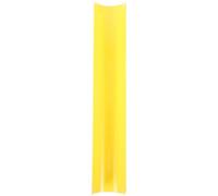 FRCOLOR Coopération U en PVC Jaune pour Jeux de Groupe | Surface Lisse, Couleurs Lumineuses, Usage en Classe ou Dehors, Adapté aux Petites Balles et Balles de Couleur Aléatoire