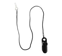 FRCOLOR Cordon de Sécurité Anti-perte pour Amplificateur Auditif, Corde de Protection Réglable en Nylon Noir, Accessoire Unique Compatible Garçon et Filles et Seniors, Maintien Sûr