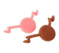 FRCOLOR Correcteur de Sourire Compact en Silicone 2pcs, Appareil Portable pour Resserrer les Muscles des Lèvres et Affiner le Visage Quotidien