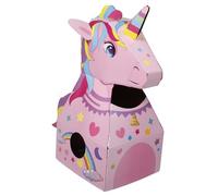 FRCOLOR Costume Carton à Porter pour Garçon Fille DIY Unique Forme de Licorne Activités Manuelles Éducatives pour Fêtes Anniversaire et Événements Scolaires