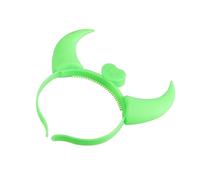 FRCOLOR costume de cornes LED ogre klaxon pneumatique corne à boire taureau soufflant led bandeau lumière led the noel led light déguisement ca bandeau de cornes LED bandeau diable Green