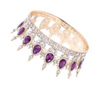 FRCOLOR Couronne Baroque Dorée Style Goutte et Filles Mariage Demoiselle Élégance