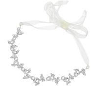 FRCOLOR Couronne De Cheveux Argenté Avec Artificielles Diadème Élégant Pour Mariage Et Photographie Accessoire De Mode Pour Et Occasions Spéciales