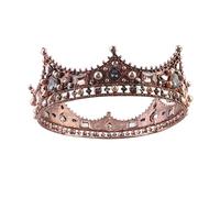 FRCOLOR Couronne De Femmes Bandeau De Mariage Bandeau De Mariée Couronnes Et Diadèmes Femmes Couronne Pour Les Filles Accessoires De Cheveux De Mariage Jeune Mariée Casque De Mariée Coffee