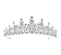 FRCOLOR Couronne de Mariage Rhinestones Diadème Élégant pour Mariée et Fête Accessoire de Cheveux Vintage pour Photos et Célébrations