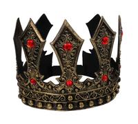 FRCOLOR Couronne De Roi Médiévale Pour Costume Homme Accessoires De Fête Anniversaire Théâtre Cosplay Couronne De Prince