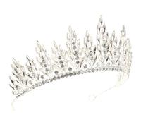 FRCOLOR couronne décor de nuptiale peignoir mariage pour la mariée photo future mariée wedding decorations robe soiree crown décor de mariée diadème pour les femmes Alliage de zinc
