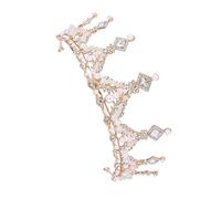 FRCOLOR Couronne Garçon Fille Fille Dorée pour Anniversaire et Spectacle Accessoire Tête Princesse Brillant pour Fête et Performance