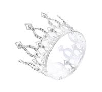 FRCOLOR Couronne Pour La Mariée Tiare Décorations De Gâteau D'anniversaire Couronne De Concours Décorations De Mariage Future Mariée Décorations Tenue Peignoir Fantaisie Faux Bijoux Dame