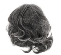 FRCOLOR Courte Grise Pour Femme Style Naturel Adaptée À L'âge Style Vieille Dame Cosplay