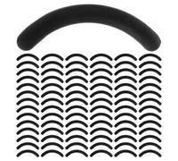 FRCOLOR Coussinet de Rechange en Caoutchouc Noir pour Recourbe-cils, Lot de 210 Pièces, Accessoires pour Maquillage, Patchs Doux et Flexibles pour Protection Paupières, Recharge Pratique