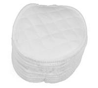 FRCOLOR Coussinets D'allaitement Lavables en Coton 12 Couches Lot de 10 Épais Absorbants Réutilisables Confortables pour Soins Maternité Allaitement Maternité Femmes Enceintes