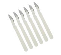 FRCOLOR Couteau Coupe 6pcs en Plastique et Métal, Outil de Découpe Facile à Entretenir et Sûr Cuisine, Boulangerie Maison