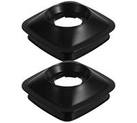 FRCOLOR Couvercle de Remplacement Carré pour Blender 2l, Lot de 2 Pièces en Plastique Résistant la Chaleur, Compatible Large, Joint D'étanchéité Anti-fuite Cuisine