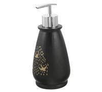 FRCOLOR Couvercle Distributeur De Liquide Bouteilles De Shampoing Bouteilles De Voyage Pour Articles De Toilette Parfum Shampooing Rechargeable Bouteille Avec Pompe Black Plastique