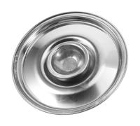 FRCOLOR Couvercle Inox pour Mini Pots Lait Bocaux Épices et Récipients Couvercle Hermétique pour Cuisine Maison