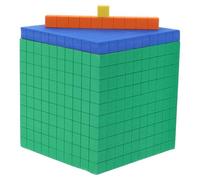 FRCOLOR Cubes Mathématiques Mousse Éducatifs pour Garçon Fille Apprentissage Base Dix Blocs Empilables pour Développement Cognitif et Calcul Pédagogique Précoce pour Garçons et Filles